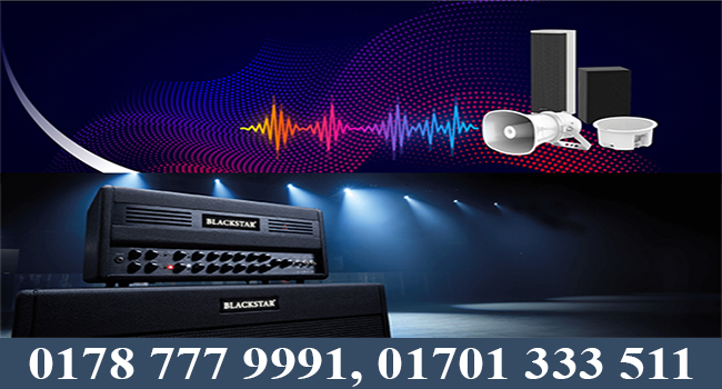 PA Sound System Banner